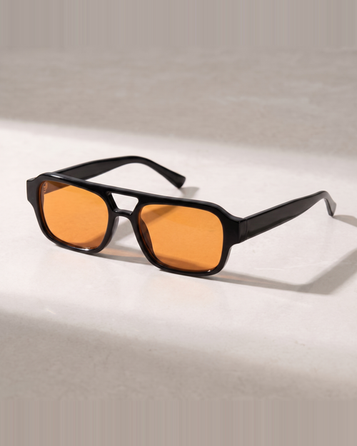 PIETERMAAI black sunglasses with orange lens
