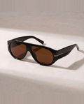 ASIENTO black sunglasses with coffee lens
