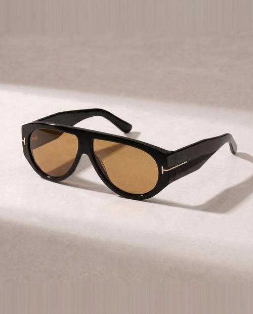 DAAIBOOI black sunglasses with amber lens