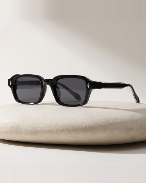 PUNDA black sunglasses with smoke lens